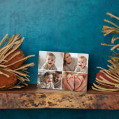 Maak je eigen fotocollage met 4 foto's Mooie baby Fotoplaat (Zijkant)
