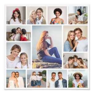 Maak Je Eigen Fotovergroting Met 13 Foto's Collage Foto Afdruk