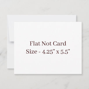 Maak Je Eigen Gekwadrateerde 3.5" x 5" Platte Notitiekaartje