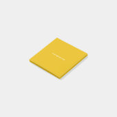 Maak je eigen gele aangepaste ontwerp post-it® notes (Schuin)