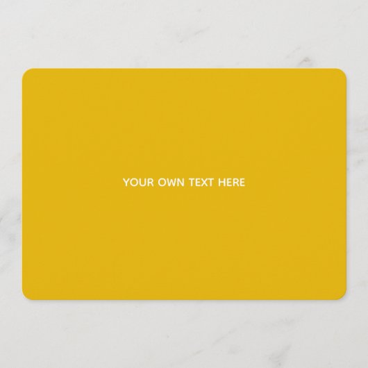 Maak je eigen gele aangepaste ontwerp programma (Voorkant)