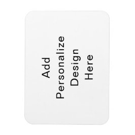 maak je eigen gepersonaliseerde 3" x 4" magneet