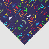 Maak je eigen gepersonaliseerde en kleurrijke tissuepapier (Detail)