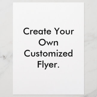 Maak je eigen gepersonaliseerde flyer. flyer