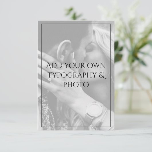 Maak je eigen gepersonaliseerde foto 'Save the Dat (Staand voorkant)