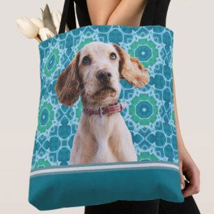 Maak je eigen gepersonaliseerde huisdier cadeau Fo Draagtas