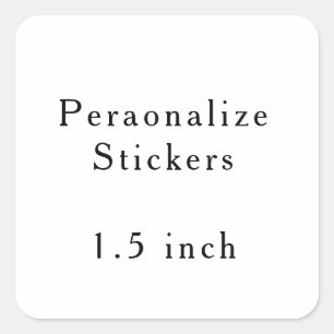 maak je eigen gepersonaliseerde Square Stickers