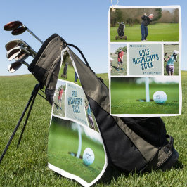 Maak je eigen golf foto Golf Handdoek