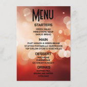 Maak je eigen goud-rode bokeh menu (Voorkant)