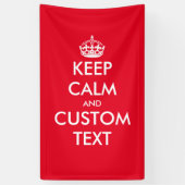 Maak je eigen grappige kalm en ga door spandoek (Verticaal)