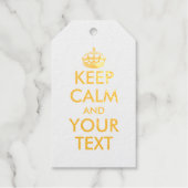 Maak je eigen grappige kerstcadeaulabels rustig cadeaulabels (Voorkant)