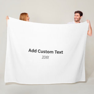 Maak Je Eigen Grote 152 x 203 cm Vliesdeken Fleece Deken