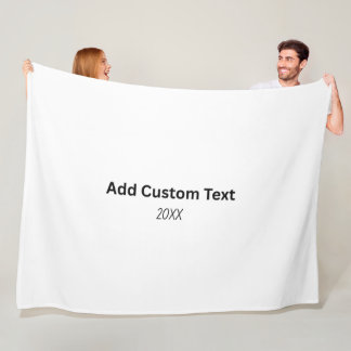 Maak Je Eigen Grote 152 x 203 cm Vliesdeken Fleece Deken