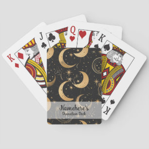 Maak Je Eigen Halve Maan Hemels Pokerkaarten
