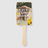 Maak je eigen hand vrij handwaaier (Voorkant)