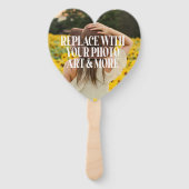 Maak je eigen hand vrij handwaaier (Voorkant)