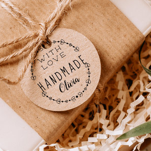 Maak Je Eigen Handgemaakte Met Liefde Gepersonalis Rubberstempel