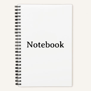 Maak Je Eigen Harde Kaft 5.5" x 8.5" Spiraal Notitieboek