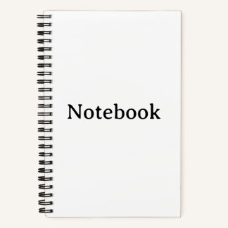 Maak Je Eigen Harde Kaft 5.5" x 8.5" Spiraal Notitieboek
