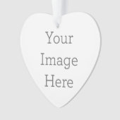 Acryl ornament, Acryl Hart Ornament (voorkant)