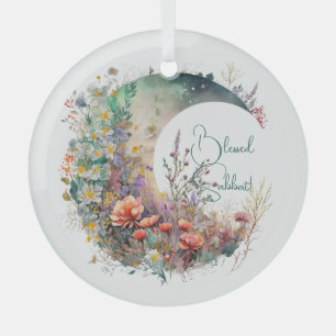Maak Je Eigen Heldere Bloemrijke MaanSikkel Zonson Glas Ornament