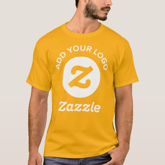 Heren basic T-shirt (Voorkant)