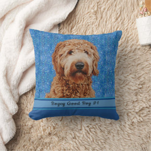 Maak Je Eigen Hond Moeder Puppy Foto Kussen