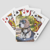 Maak Je Eigen Hond Naam Foto Speelkaarten (Achterkant)