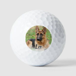 Maak Je Eigen Huisdier Foto Aangepaste Foto Naam Golfballen