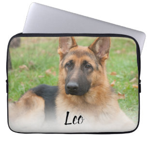 Maak Je Eigen Huisdier Foto Aangepaste Foto Naam Laptop Sleeve