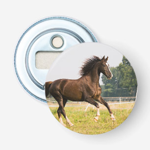 Maak Je Eigen Huisdier Paard Foto Aangepaste Foto Button Flesopener