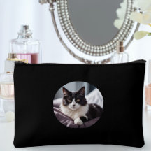Maak Je Eigen Huisdierkat Foto Reis Elegante Zwart