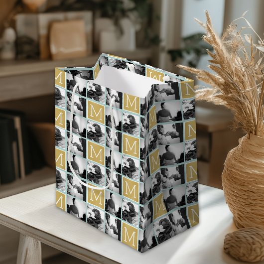 Maak Je Eigen Huwelijksfotocollage Monogram Medium Cadeauzakje