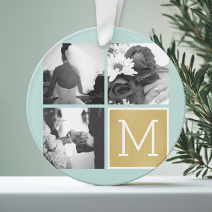 Maak Je Eigen Huwelijksfotocollage Monogram Ornament
