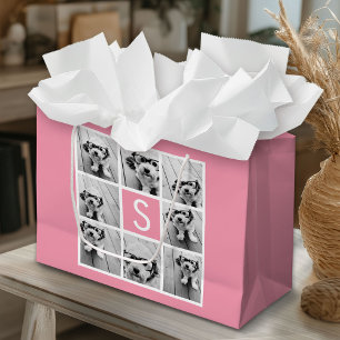 Maak je eigen Instagram-collage Aangepast monogram Large Cadeautasje
