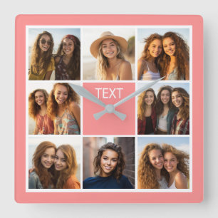 Maak je eigen Instagram-collage met aangepaste mon Vierkante Klok