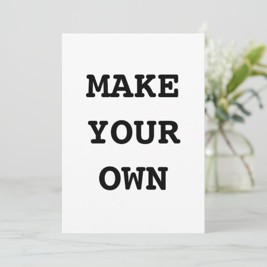 MAAK JE EIGEN KAART (Staand voorkant)