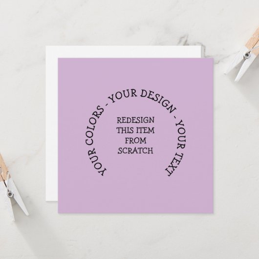 Maak je eigen kaart (Voorkant / Achterkant in situ)