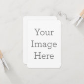 8,9 x 12,7 cm Enkele wenskaart (Voorkant / Achterkant in situ)