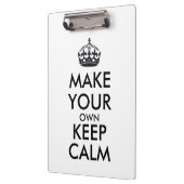 Maak je eigen kalmte - zwart klembord (Links)