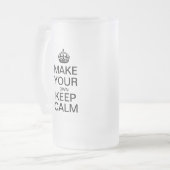 Maak je eigen Keep Calm Beer Mok (Voorkant links)