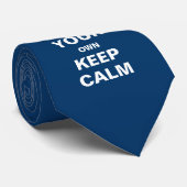 Maak je eigen Keep Calm Stropdas - Sjabloon (Opgerold)