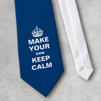 Maak je eigen Keep Calm Stropdas - Sjabloon