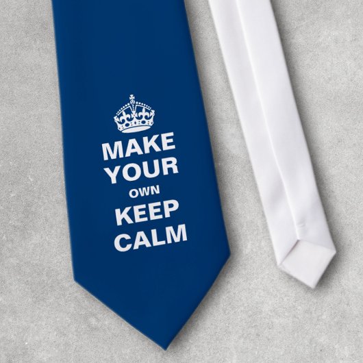 Maak je eigen Keep Calm Stropdas - Sjabloon