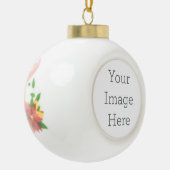 Keramische kerstbal ornament (Links)