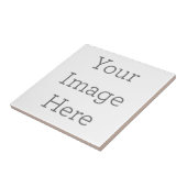 Kermamisch tegeltje, Klein (10,8 x 10,8 cm.) (Zijkant)