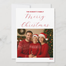 maak je eigen kerst familiebkaart