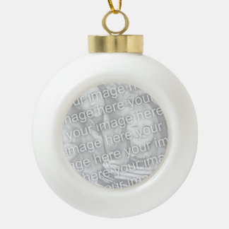 Maak je eigen kerstversiering keramische bal ornament
