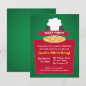 Maak je eigen kinderen van Birthday party Kaart (Voorkant / Achterkant)