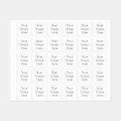 Klein Vierkant Kleding Label (Vel)